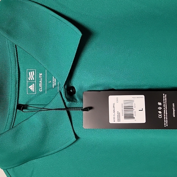 Adidas mens green shirt new with tags size large - Picture 6 of 6